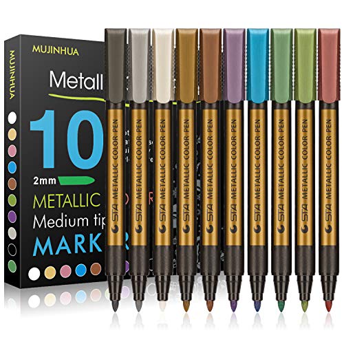 magic gold pens - metallic tone