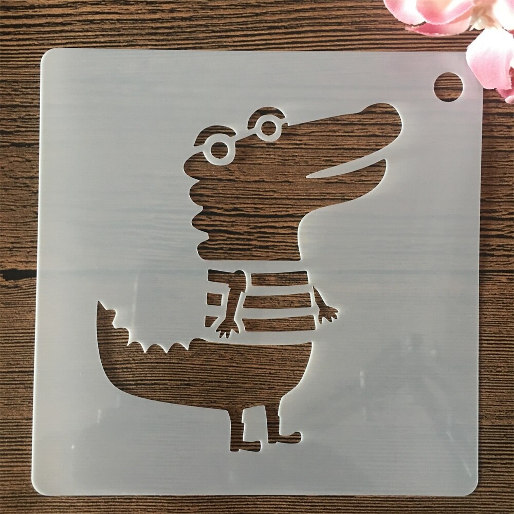 13x13cm Animal Planet Stencils - 16pcs