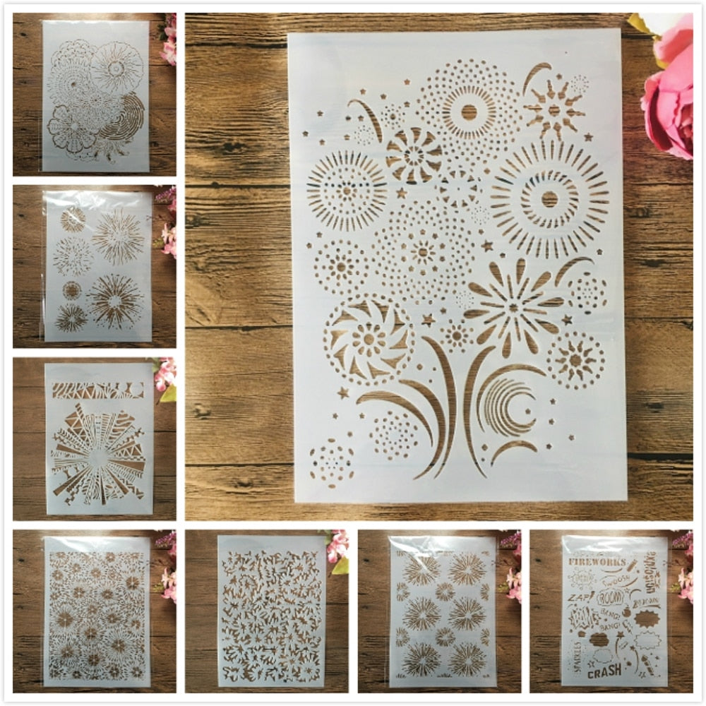 parties and flowers - 8pcs/a4 29cm