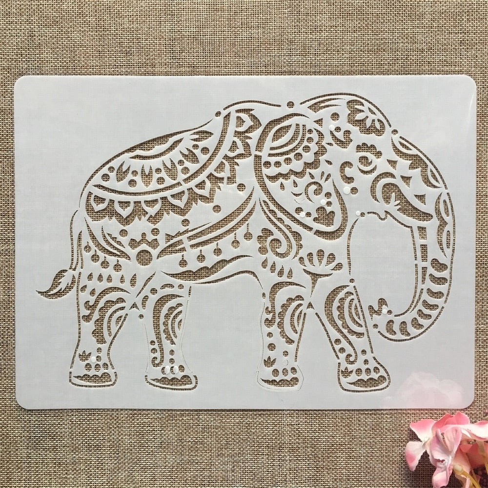 6pcs/A4 Animals Stencils