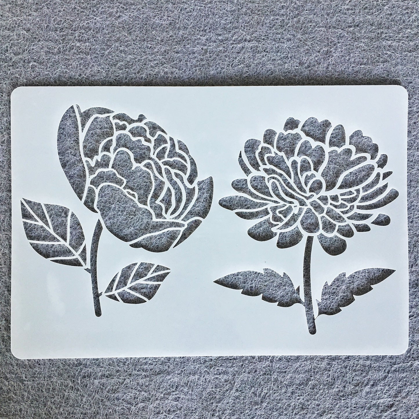 Flowers Stencils - 10pcs/set 26cm