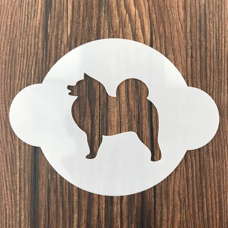 12pcs Dog Stencils -  13x10cm