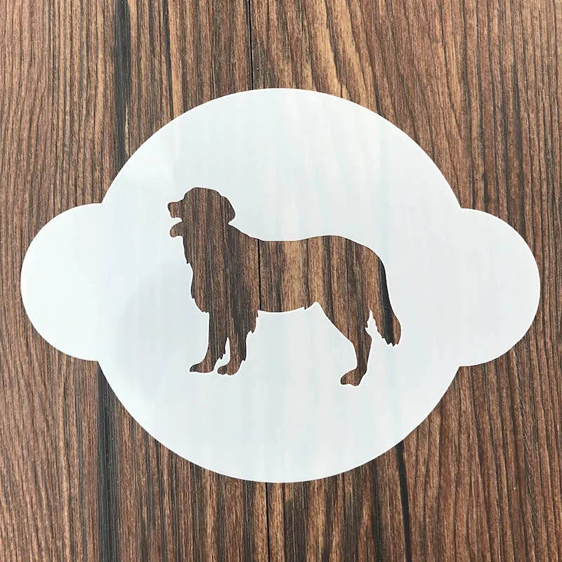 12pcs Dog Stencils -  13x10cm