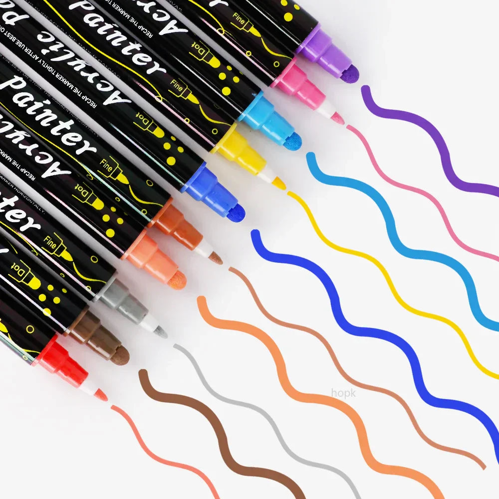 duocraft pens - double tip - for stationery and fabrics