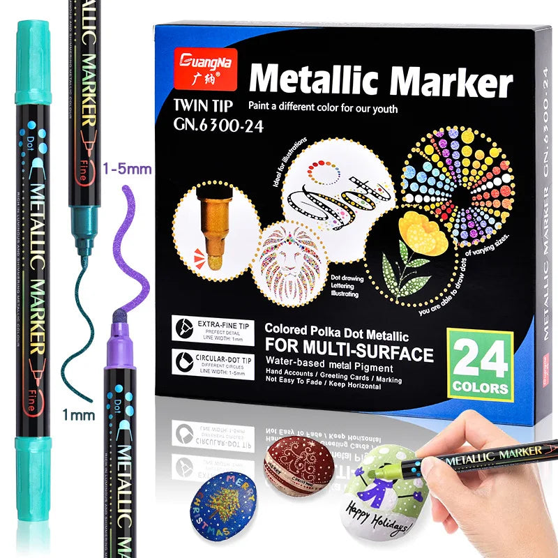 Metallic Dual Art Pens